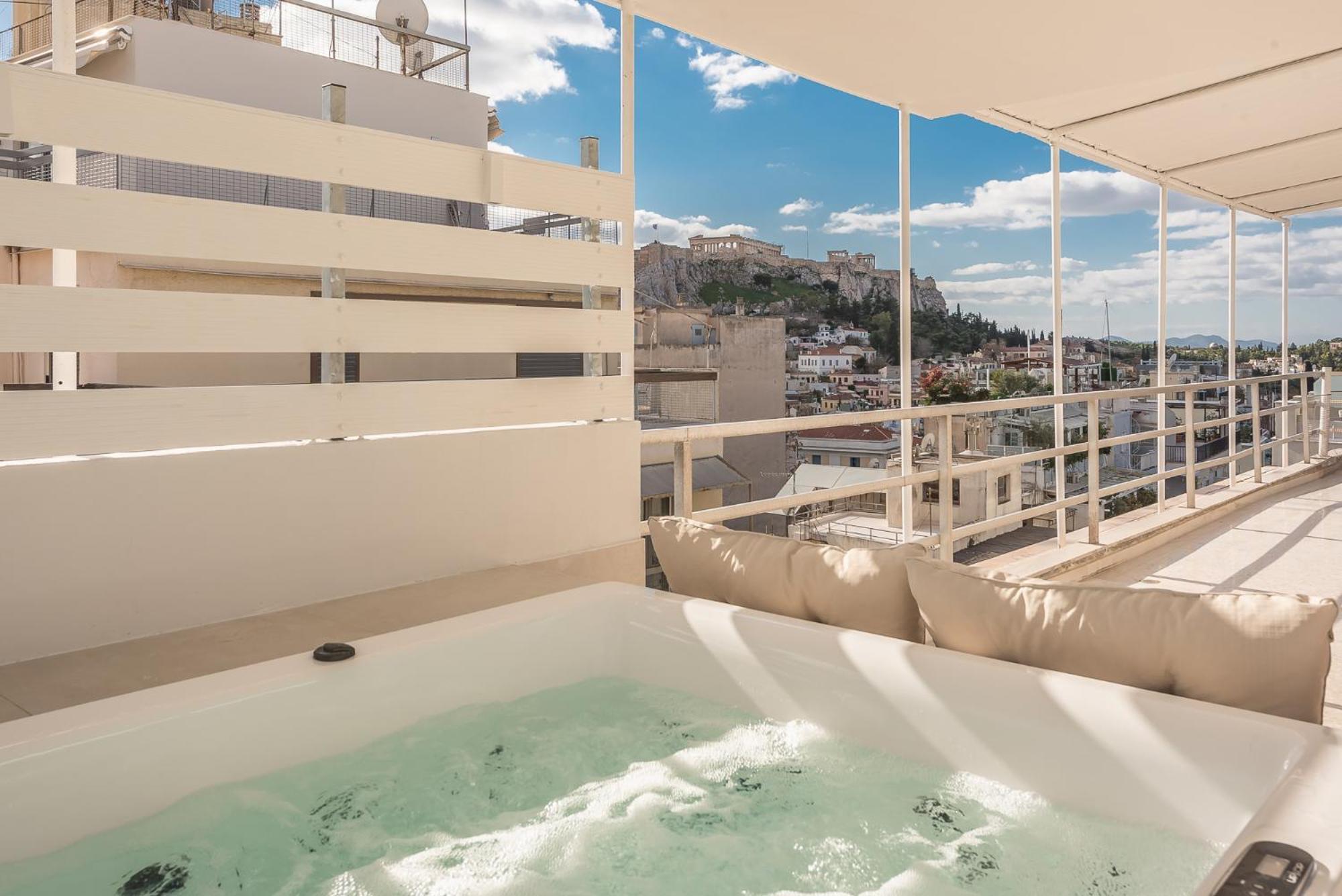 Apartamento Syntagma Spa With Acropolis View Atenas Exterior foto